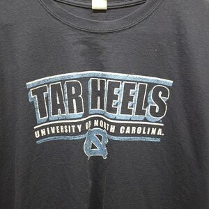 UNC Tar Heels T-Shirt Men's 3XL Navy Blue Hanes North Carolina